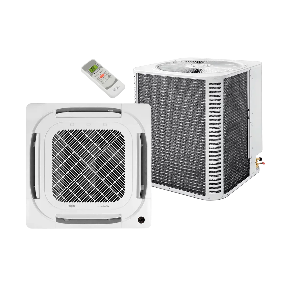Ar Condicionado Cassete Elgin Inverter Eco 36000 Btus Frio 220v R-32